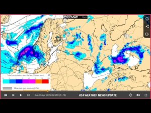 3-12 апреля 2026 г. Европа, Россия, Сибирь, Кавказский регион. Потенциальный риск штормов
