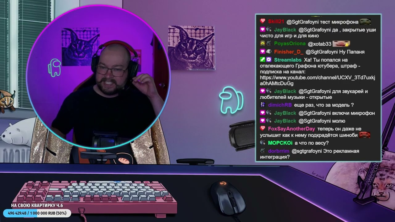 🔝🔊 Распаковка и обзор беспроводной гарнитуры Redragon Zeus Pro от стримера Sgtgrafoyni🐲
