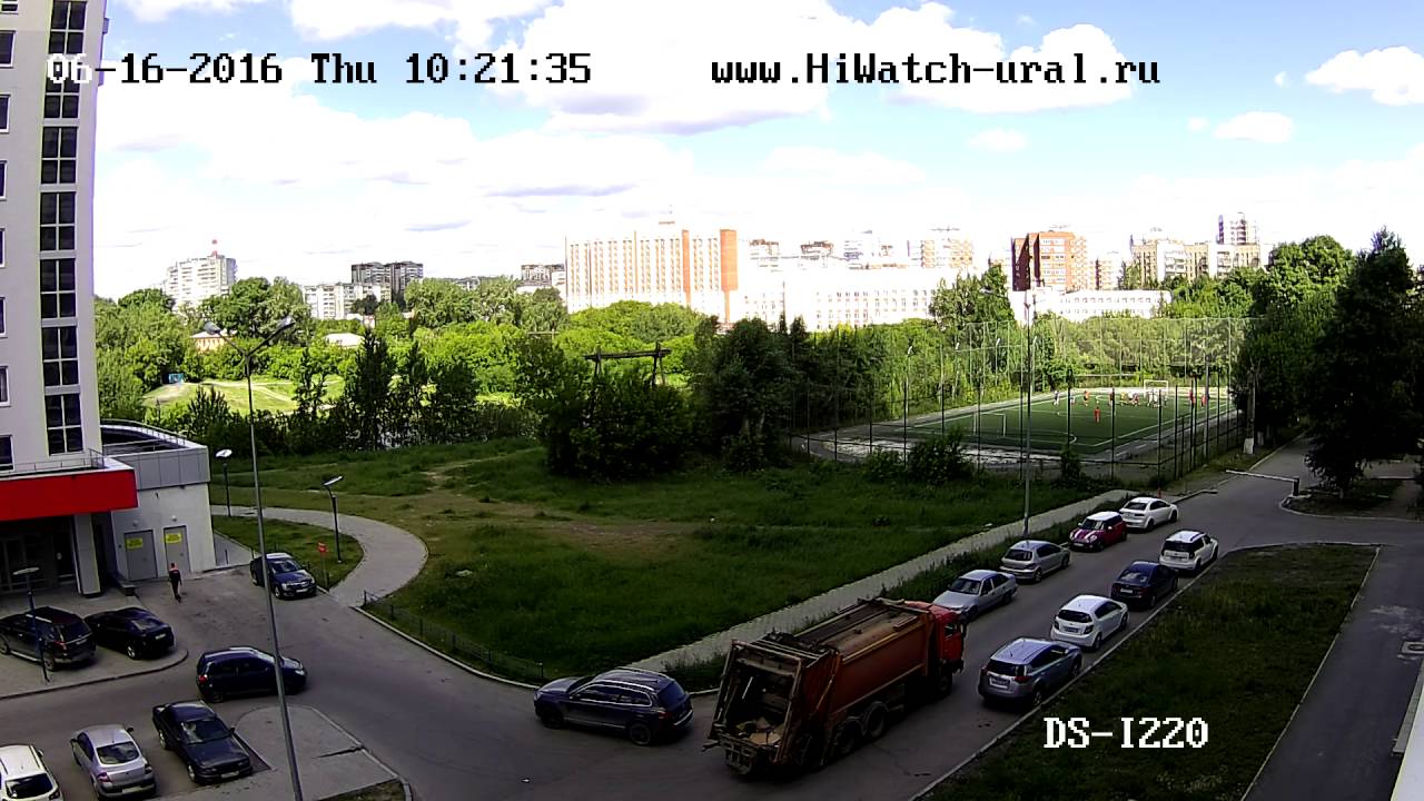 Уличная ip камера HiWatch DS-i220 день смотреть онлайн