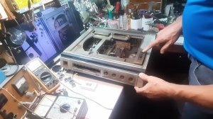 Вега 109 Стерео. После Пожара. На восстановление