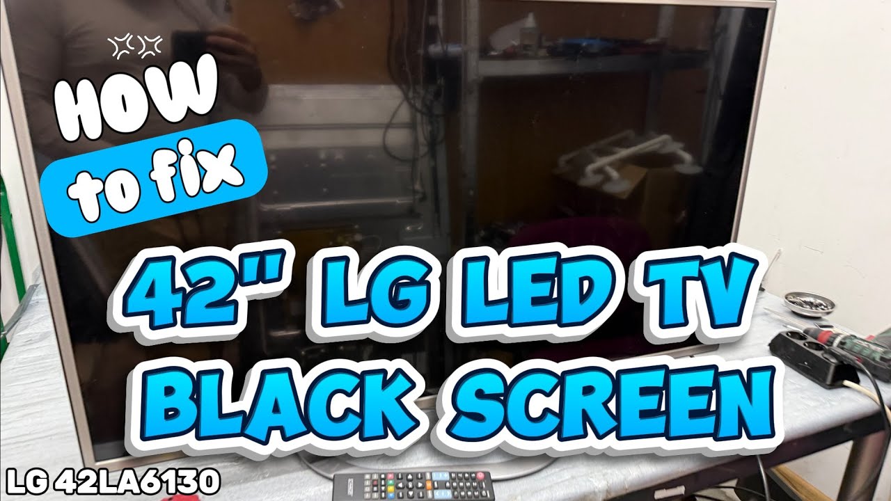 How to Fix LG 42 TV LCD Black Screen , disassembling steps replace backlight DIY 42LA6130 смотреть онлайн