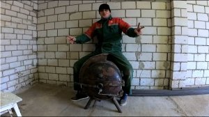 Топ Буржуйка c конвекцией с отличным КПД своими руками из огнетушителя