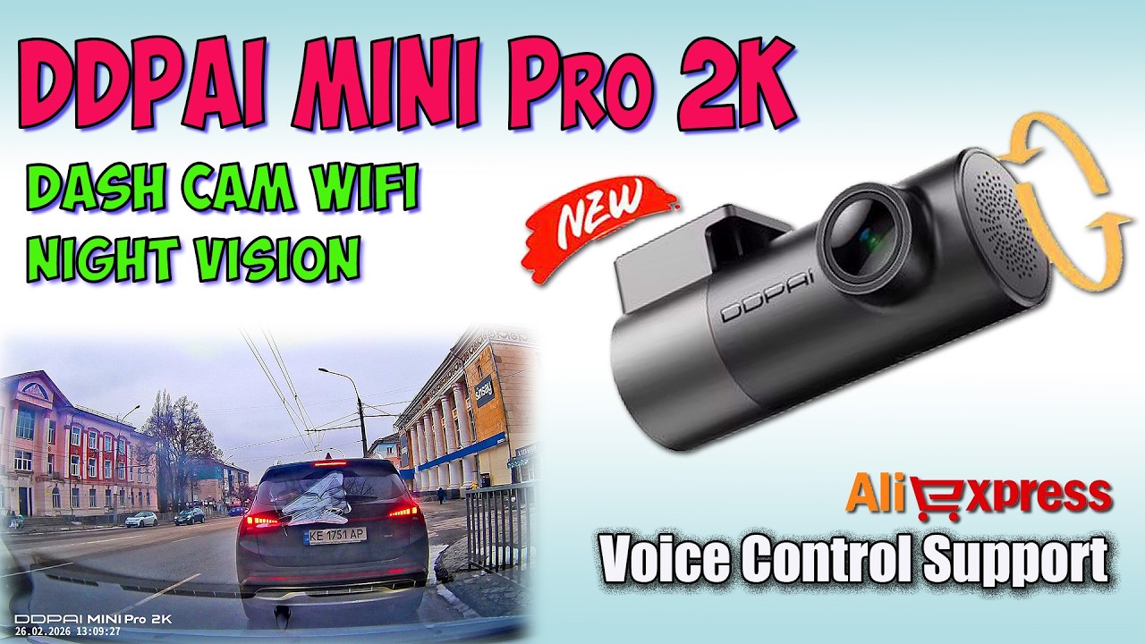 DDPAI MINI Pro 2K Dash Cam WiFi ♦ Полный обзор, тесты. Full review. смотреть онлайн