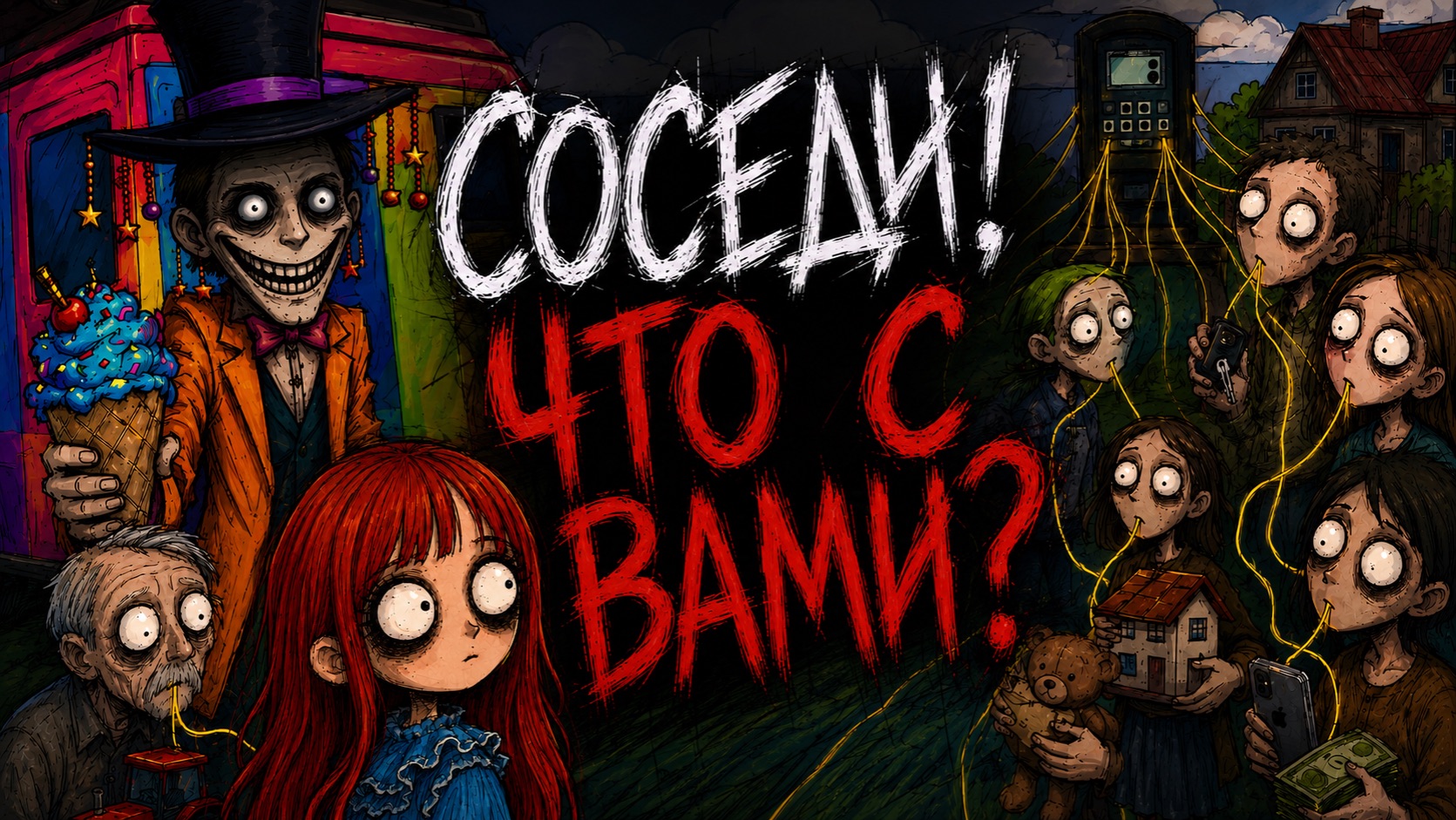 Соседи, что с вами? | история + арт от Даши Рокс смотреть онлайн