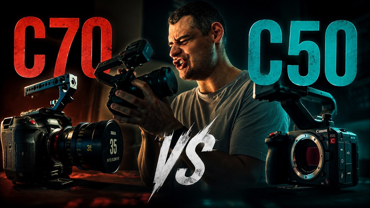 Full-frame против Super35: Canon C50 vs C70 смотреть онлайн