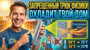 Как охладить любой дом на 20 градусов бесплатно: секрет который скрывают производители кондиционеров