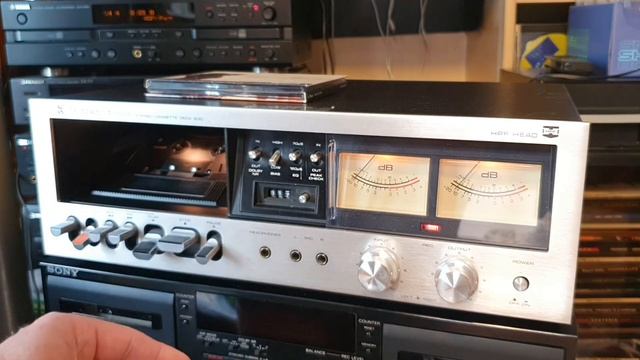 Technics 630 кассетная дека 1976 года, тест на записи воспроизведения смотреть онлайн
