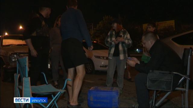 Водители Иркутска ночую у АЗС в ожидании заправки смотреть онлайн