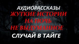 СТРАШНЫЕ РАССКАЗЫ НА НОЧЬ-СЛУЧАЙ В ТАЙГЕ