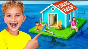 🍿 Я выживаю 24 часа в плавучем доме на воде!