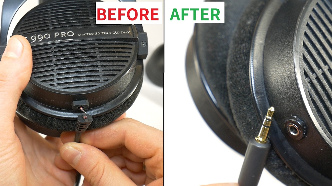 How to add a 3.5mm Socket to Beyerdynamic Headphones смотреть онлайн
