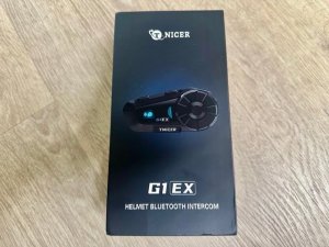 Обзор мотогарнитуры Tnicer G1EX и установка её на шлем.