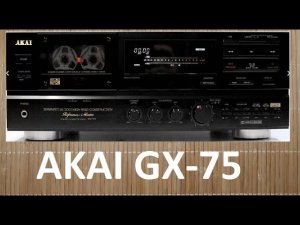 Кассетная дека AKAI GX-75. Все не так уж плохо #akai