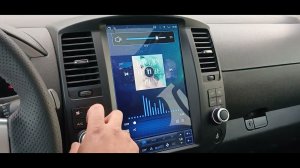 Обзор магнитолы на базе android в стиле тесла на Nissan Pathfinder r51 рестайл