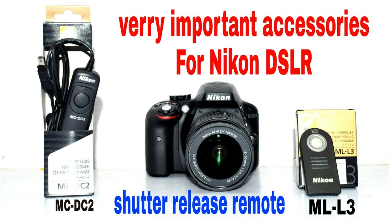 how to use remote with nikon DSLR ?what is the difference between ML-L3 vs MC-DC2 remote ? смотреть онлайн