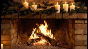 Новогодний камин 4К🎄 Уютная атмосфера, тепло и праздничное настроение - New Year Fireplace
