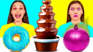 Шоколадный Фонтан Челлендж | Съедобная Битва