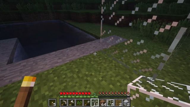 МЫ ПОСТРОИЛИ САМЫЙ СТРАННЫЙ БАССЕЙН В МАЙНКРАФТ | Goshnco Minecraft смотреть онлайн
