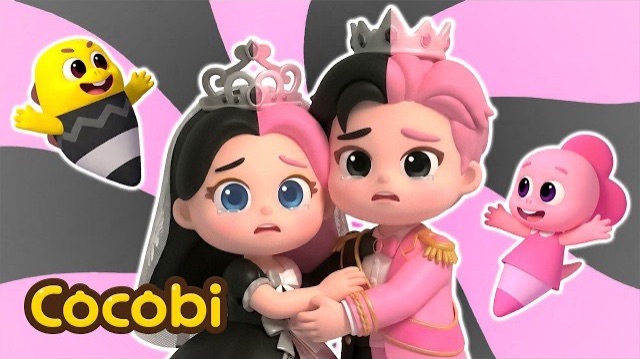 🍿Розовые карандаши против черных! Раскрашиваем свадьбу💗 + Еще больше веселых песенок для детей смотреть онлайн