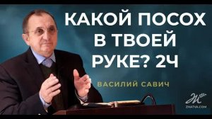 Какой посох в твоей руке? 2ч -  Василий Савич. Христианские проповеди