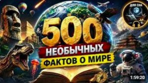 500 редких и необычных фактов о мире _ ЛЕКЦИЯ ДЛЯ СНА🌙