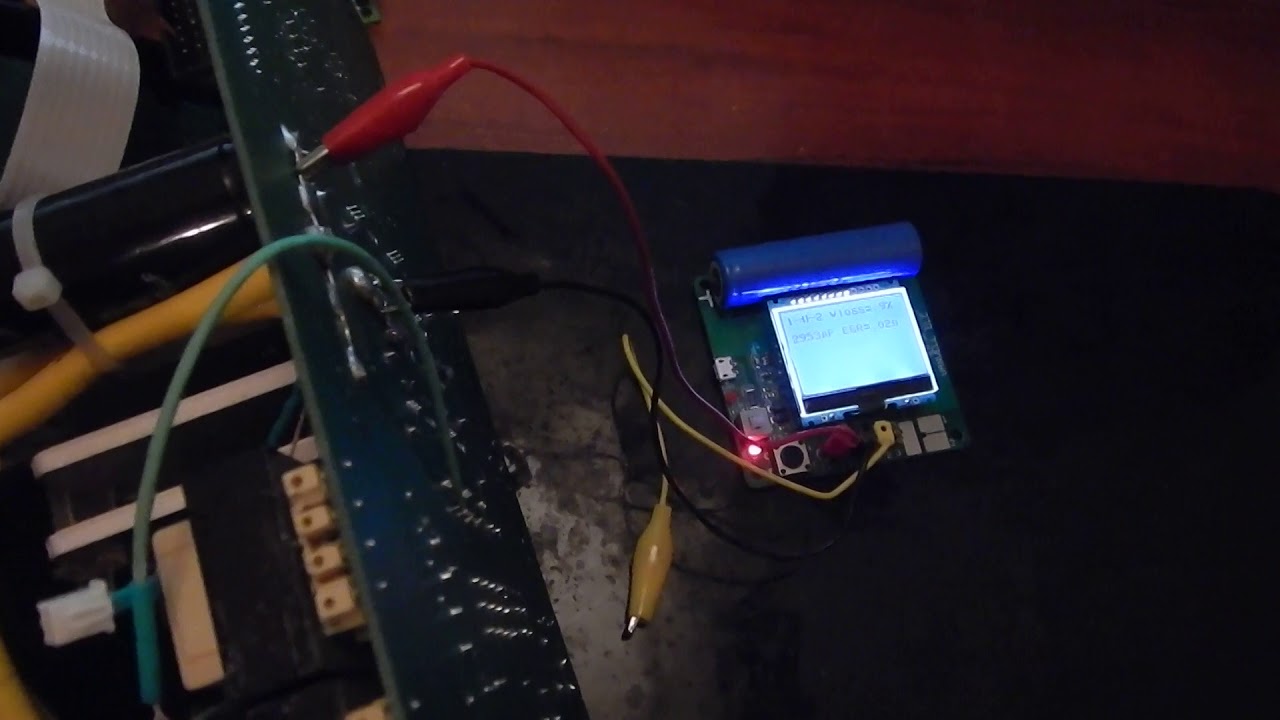 Переворот экрана transistortester от вспышки. смотреть онлайн