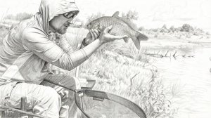 Херабуна. ヘラブナ. Первый карп! 🎣