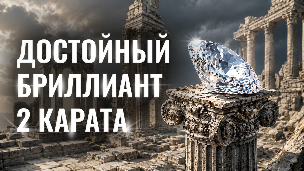 Достойный бриллиант 2 карата, характеристики и цена смотреть онлайн