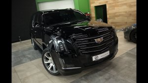 Cadillac Escalade | Антихром фар и птф