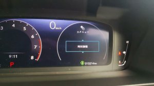 настройка часов в Honda Stepwgn RP