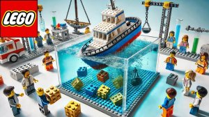 100 способов потопить лодку LEGO #Лего Авто Тех