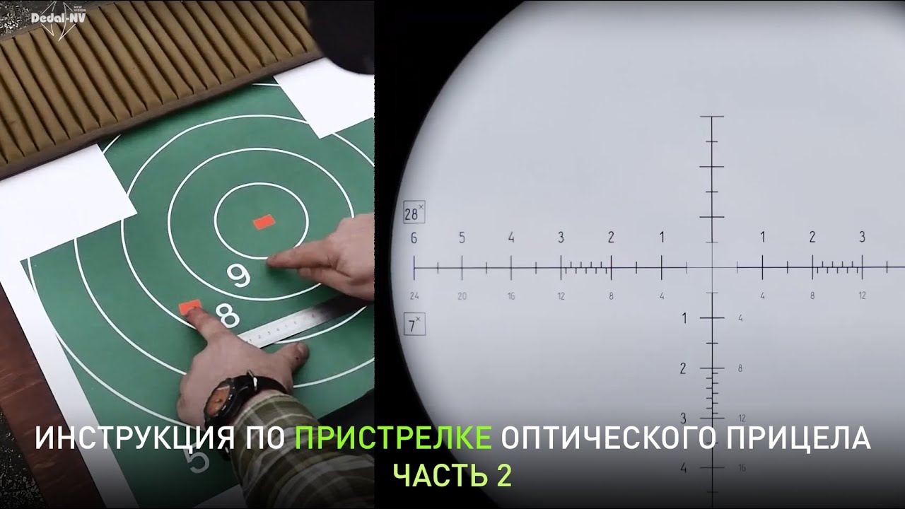 Инструкция по пристрелке оптического прицела. Часть 2: три способа корректировки СТП смотреть онлайн