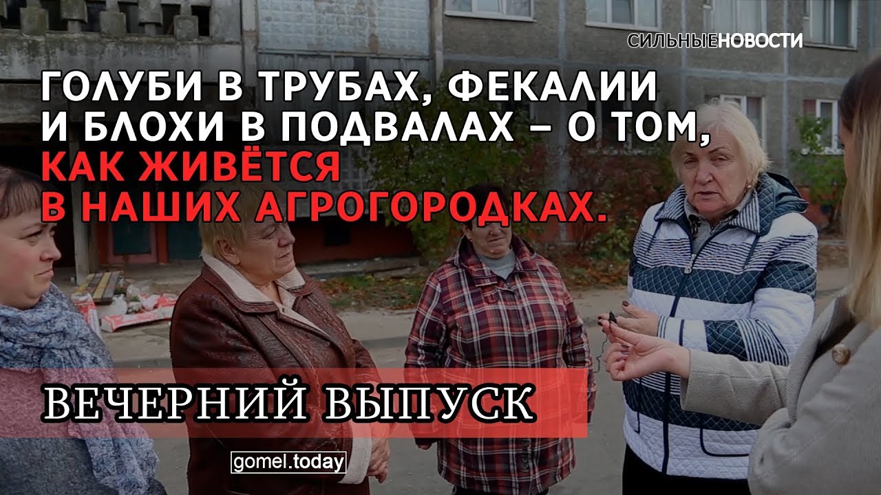 Голуби в трубах, фекалии и блохи в подвалах. Агрогородок Красное. ВЕЧЕРНИЙ ВЫПУСК «СН» 24.10.2019 смотреть онлайн