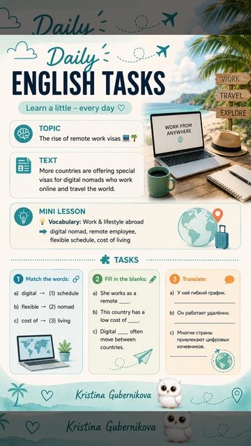 Daily English Tasks