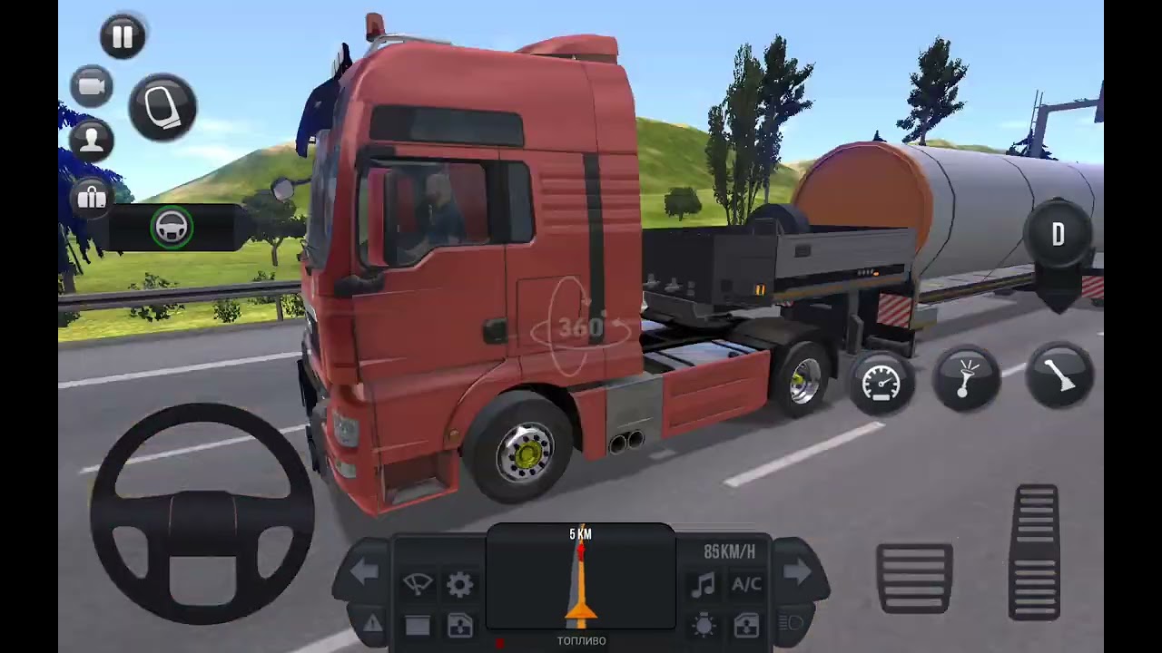 Везу Корпус Турбіни 🔩🗺 Truck Simulator ultimate 🚚💯 смотреть онлайн