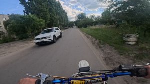 Питбайк KAYO 140 дорога с работы
