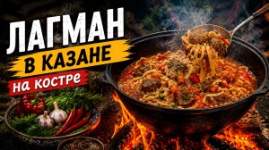 Лагман в Казане! На костре!