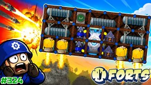 Я АФИГЕЛ!!!! НОВЫЕ РЕАКТИВНЫЕ ЛЕТАЮЩИЕ ФОРТЫ В FORTS!! #324