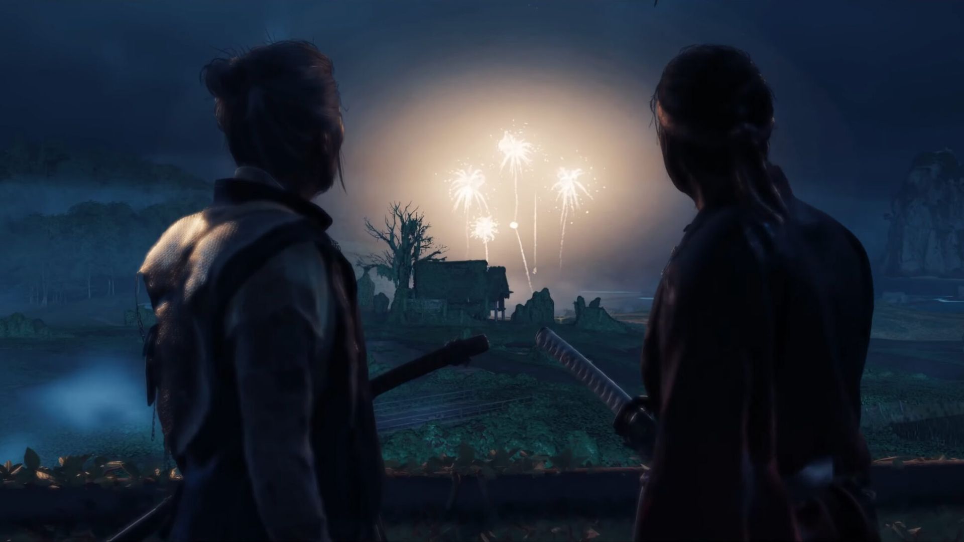 Ghost of Tsushima: Iki Island.  Молнии с небес