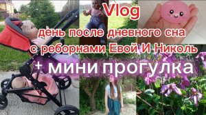 Vlog/день после дневного сна с 2мя реборнами 💗 мини прогулка🔥стрим?