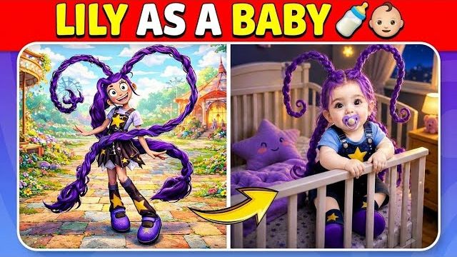 ПЕРСОНАЖИ POPPY PLAYTIME В ОБРАЗЕ МАЛЫШЕЙ 👶🍼 ЛИЛИ ЛАВБРЕЙДС💜 ПРОТОТИП👹 КЭТНАП👿 УГАДАЙ ПЕРСОНАЖА