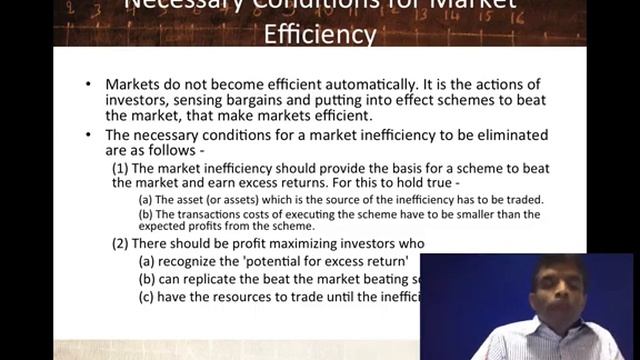 Session 7 Market Efficiency - Laying the Groundwork ... Асват Дамодаран...
