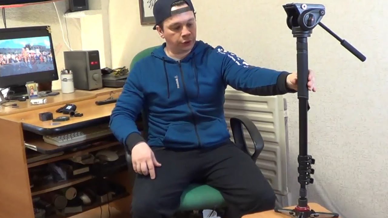 Monopod Manfrotto MVM X PRO 500 (review,обзор). смотреть онлайн