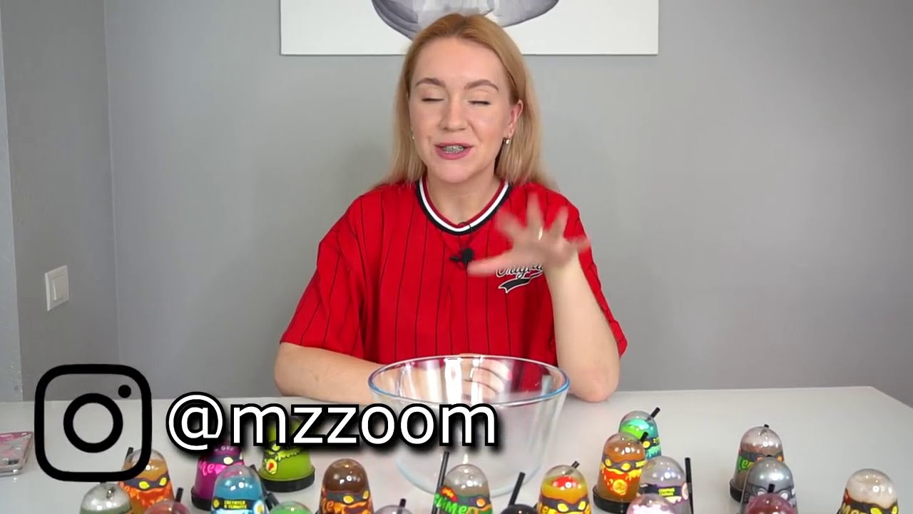 Шоок😨МЕГА ОБЗОР СЛАЙМОВ!+СМЕШАЛА ВСЕ НИНДЗЯ СЛАЙМЫ!!от Маши зум