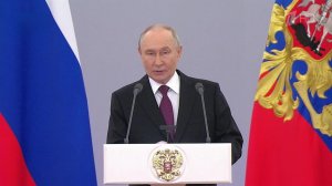 На неделе президент встречался с выпускниками военных вузов и других силовых ведомств.
