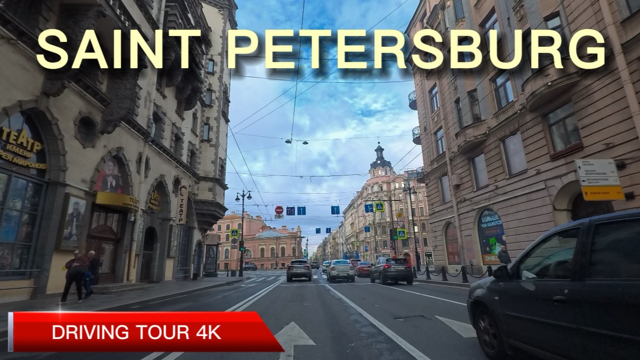St. Petersburg | Morning Drive | No Talking [4K HDR] 🇷🇺 смотреть онлайн