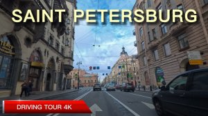 St. Petersburg | Morning Drive | No Talking  [4K HDR]  🇷🇺