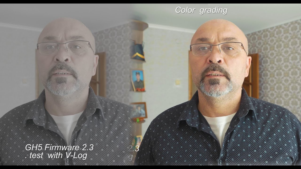 Lumix GH5. Firmware 2.3  Test V-Log