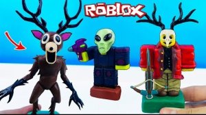 [Лепка ОК] Лепим 99 НОЧЕЙ В ЛЕСУ роблокс (Roblox): 🦌 Олень 👽 Инопланетянин и Культист