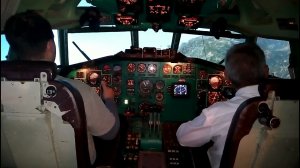 Ту-154 м полёт с реальным пилотом.